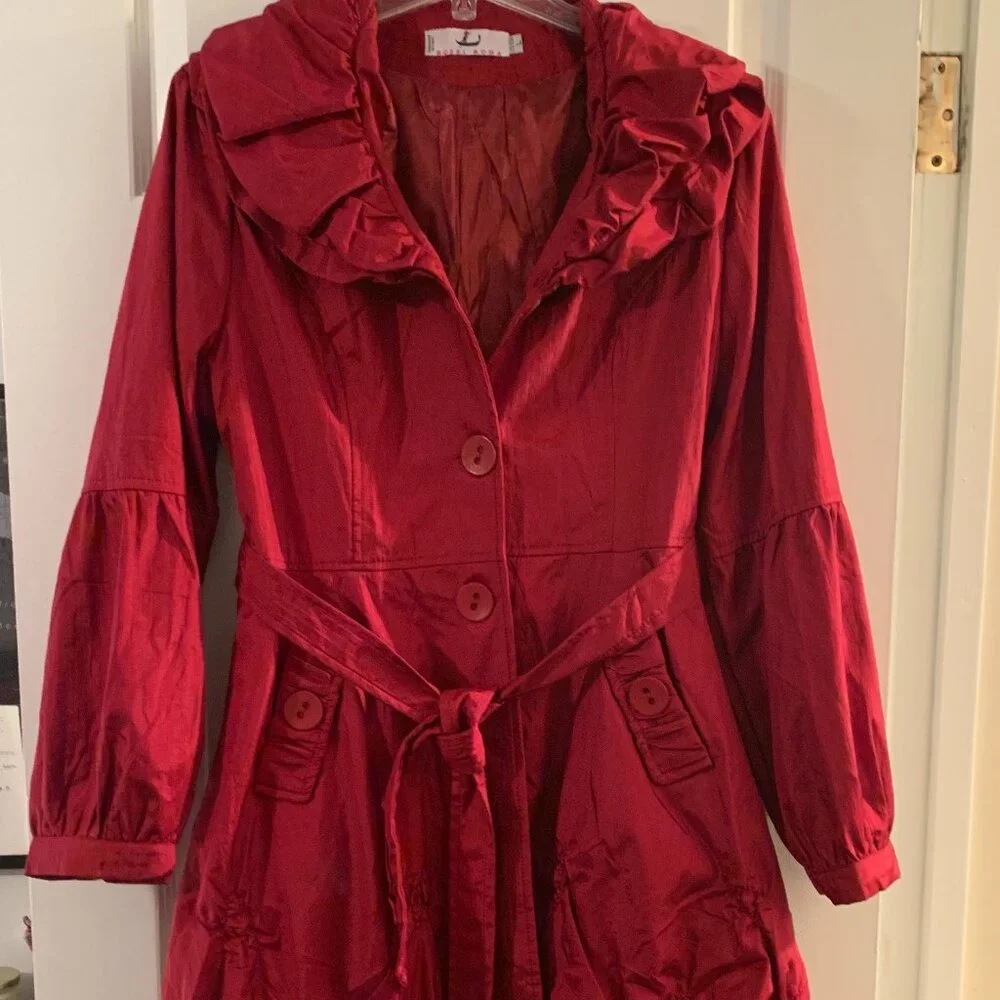 Rossi Roma Red Jacket Size Large - Picture 1 of 2